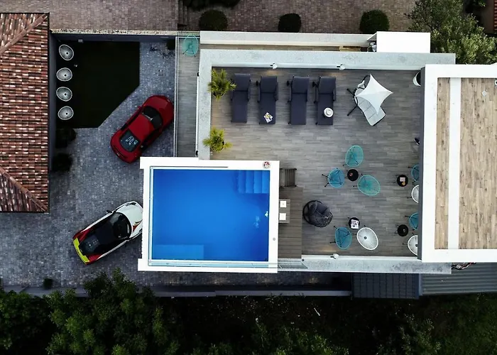 Rooftop Heated Pool Jelena Villa Zadar